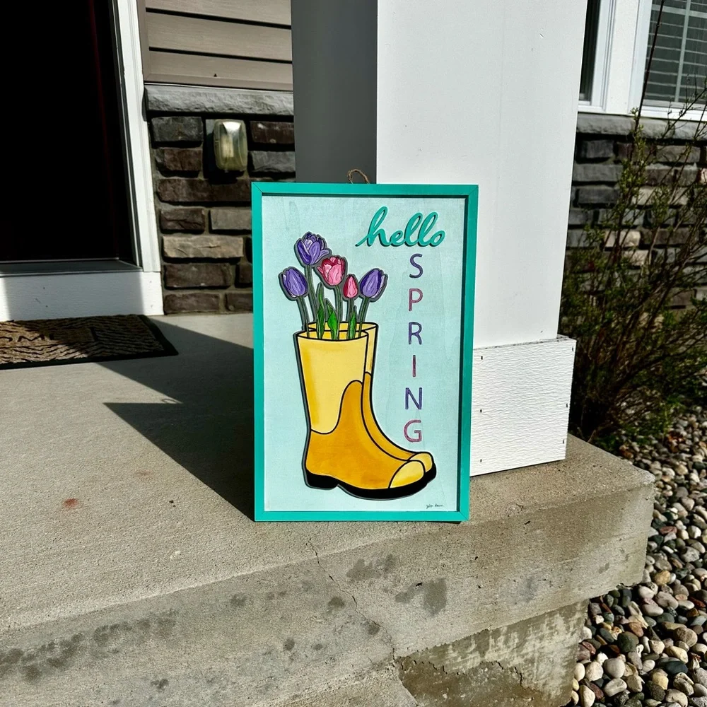 Spring door sign - Picture 1 of 2